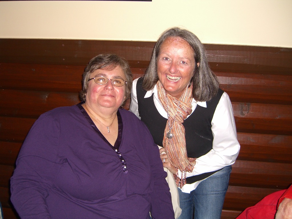 Nancy Lorentz and Meg Oberle